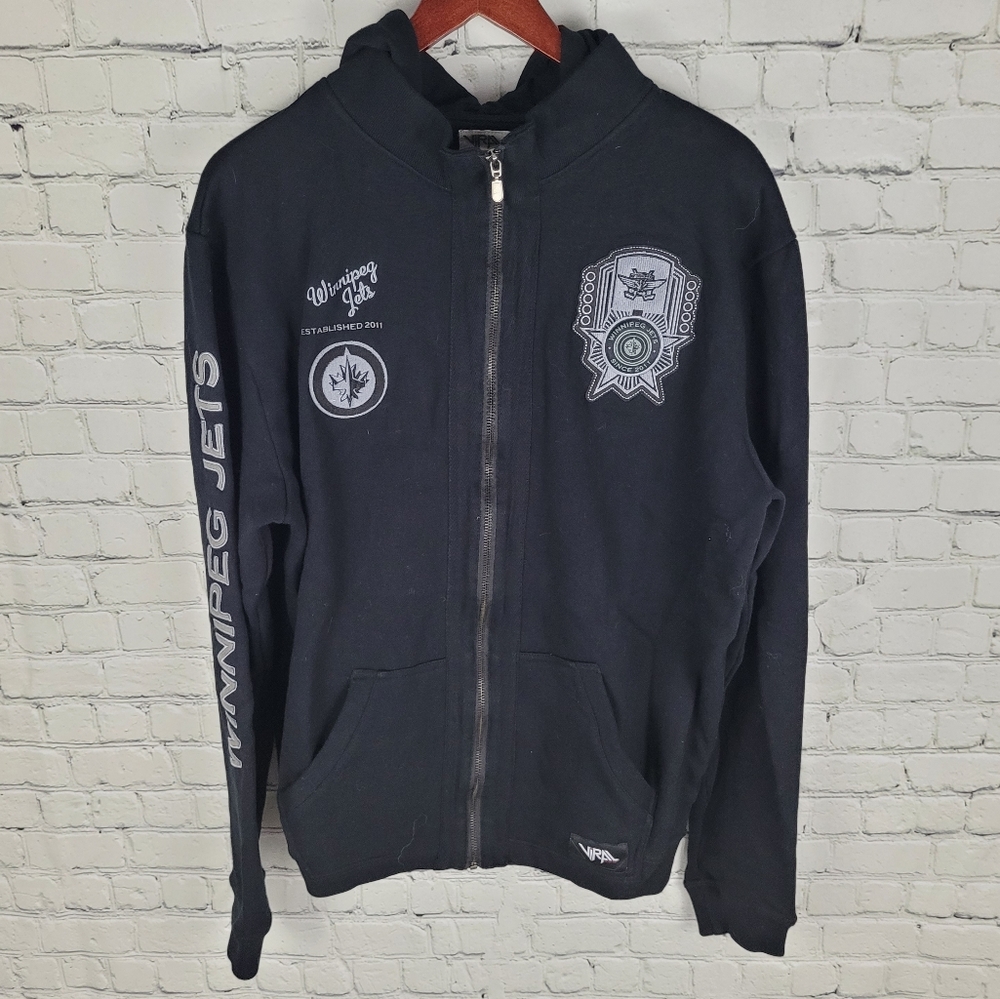 VIRAL | NHL Winnipeg Jets hockey zip up hoodie